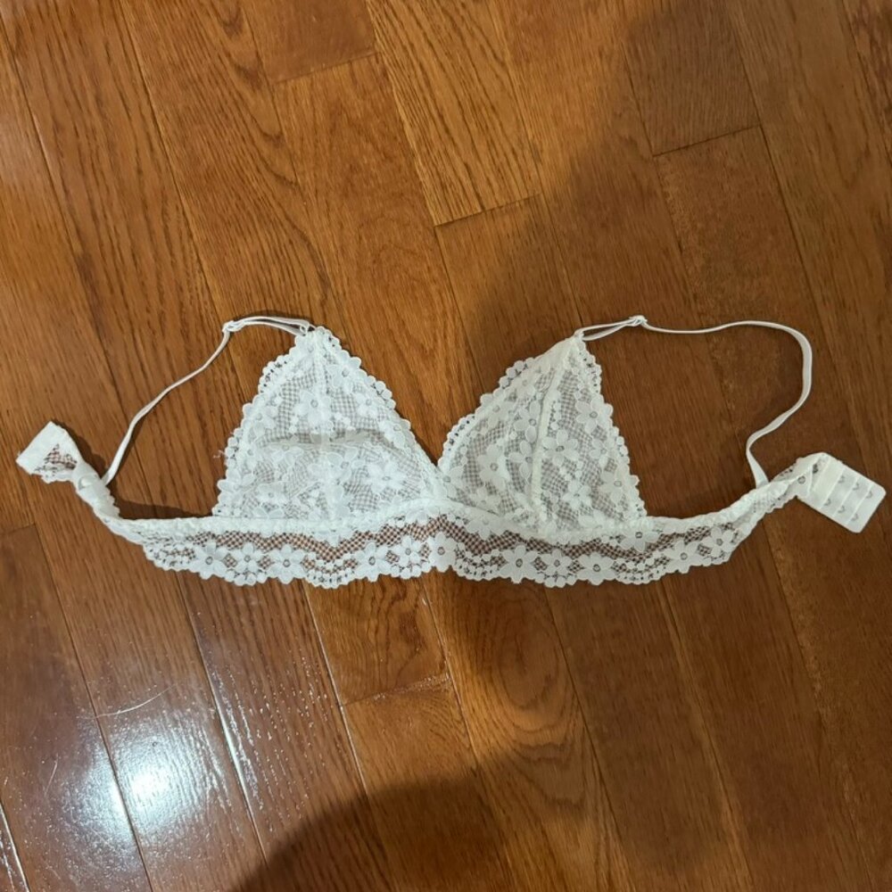 White Lace Bra